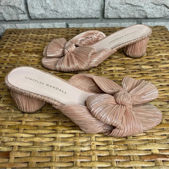 LOEFFLER RANDALL Emilia Pleated Bow Heel - Picture 7 of 9